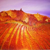 Les vignes rouges 80CM/60CM REYNAUD